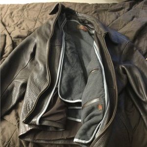 Danier leather jacket size large men’s,